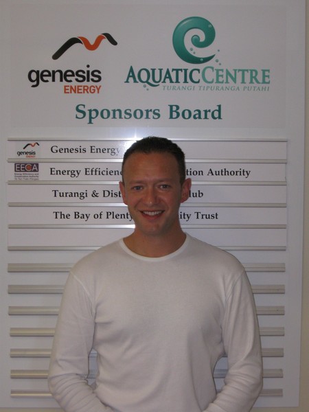 New pool supervisor Dave Greensmith